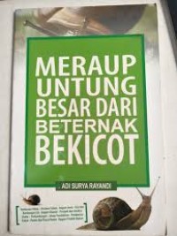 meraup untung besar dari berternak bekicot