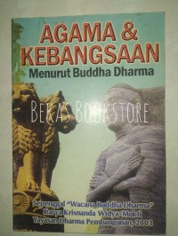 Agama dan Kebangsaan Menurut Buddha Dharma