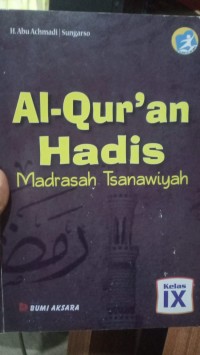 Al- Qur'an Hadis Madrasah Tsanawiyah