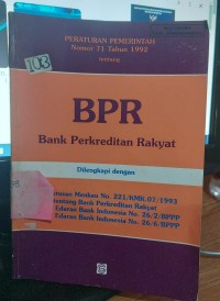 BPR Bank Perkreditan Rakyat