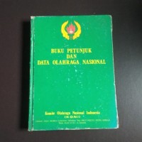 Buku Petunjuk dan Data Olahraga Nasional