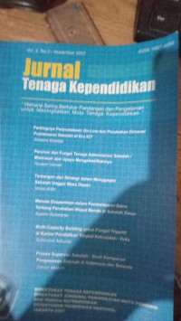 Jurnal Tenaga Kependidikan