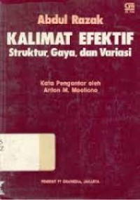 Kalimat Efektif Struktur, Gaya, dan Variasi