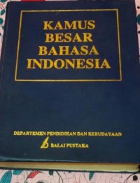 Kamus Besar Bahasa Indonesia Edisi Kedua