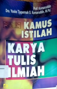 Kamus Istilah Karya Tulis Ilmiah