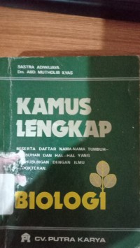 Kamus Lengkap Biologi