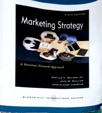 Marketing Strategy Sixth Edition