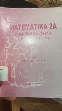 Matematika 2A untuk SMK Non Teknik