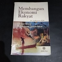 Membangun Ekonomi Rakyat