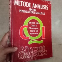 Metode Analisis Untuk Peningkatan Kualitas