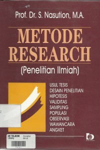 Metode Research (Penelitian Ilmiah)