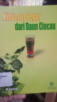 Minuman Segar dari Daun Cincau