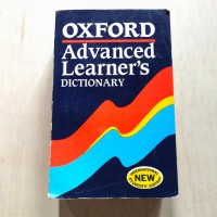 Oxford advanced learner's dictionary