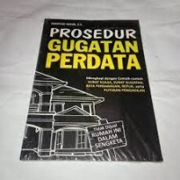 Prosedur Gugatan Perdata