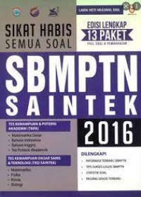 Sikat Habis SBMPTN Saintek 2016