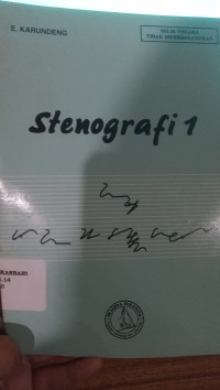 Stenografi 1