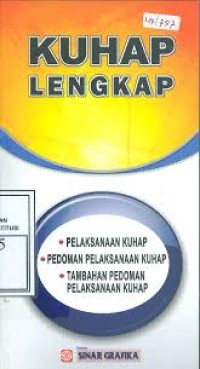 Image of KUHAP LENGKAP