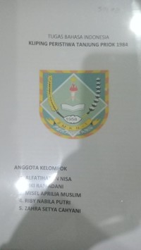 Kliping Peristiwa Tanjung Priok 1984